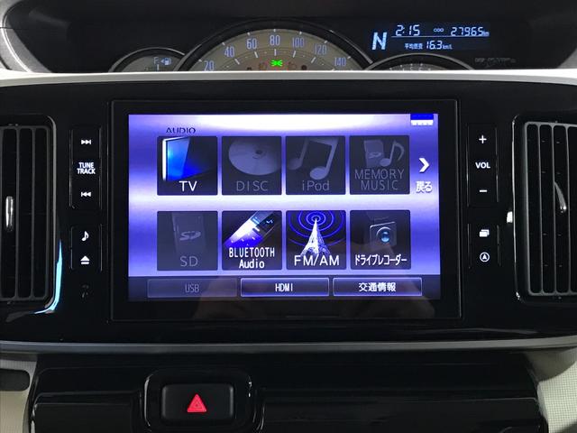 ムーヴキャンバスＧブラックアクセントリミテッド　ＳＡIIIパノラマカメラ　電動格納式ドアミラー　レーンアシスト　ＬＥＤヘッドランプ　ナビ＆ＴＶ　ベンチシート　ドライブレコーダー　メモリーナビ　運転席シートヒーター　キーフリー　ＡＢＳ（栃木県）の中古車