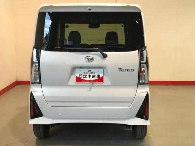 タントカスタムＸ衝突軽減ブレーキ　コーナーセンサー　車線逸脱防止　アイドリングストップ機能　盗難警報装置　ＬＥＤ　ワンオーナー　キーレスエントリー　オートＬＥＤ　電動格納ミラー　スマキー（栃木県）の中古車