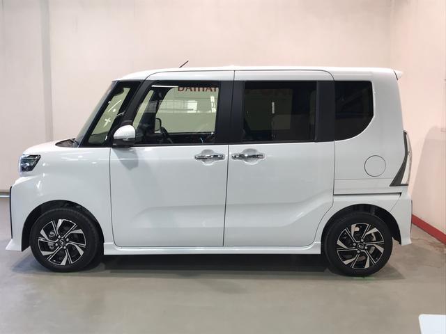 タントカスタムＸ衝突軽減ブレーキ　コーナーセンサー　車線逸脱防止　アイドリングストップ機能　盗難警報装置　ＬＥＤ　ワンオーナー　キーレスエントリー　オートＬＥＤ　電動格納ミラー　スマキー（栃木県）の中古車