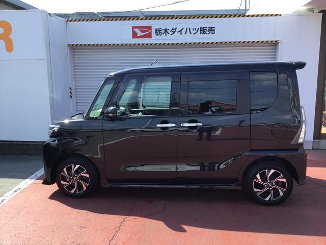 タントカスタムＸ衝突軽減ブレーキ　リアコーナーセンサー　車線逸脱防止　アイドリングストップ機能　Ｂカメラ　ナビＴＶ　禁煙　盗難警報装置　ＬＥＤ　ワンオーナー　キーレスエントリー　オートＬＥＤ　電動格納ミラー　スマキー（栃木県）の中古車