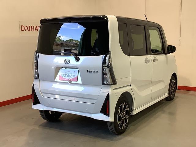 タントカスタムＸ衝突軽減ブレーキ　リアコーナーセンサー　車線逸脱防止　アイドリングストップ機能　Ｂカメラ　ナビＴＶ　盗難警報装置　ＬＥＤ　キーレスエントリー　オートＬＥＤ　電動格納ミラー　スマキー（栃木県）の中古車
