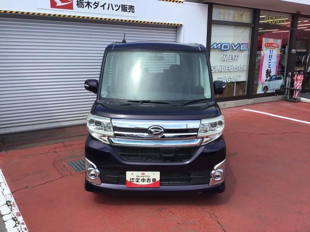 タントカスタムＲＳ　ＳＡバックカメラ　アイドリングＳ　スマートキ　横滑り防止装置付き　ＬＥＤへッドライト　電格ミラー　セキュリティアラーム　ターボ　社外ＡＷ　スタッドレス　キーフリーシステム　助手席エアバッグ　ＡＢＳ（栃木県）の中古車
