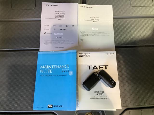 タフトＧ被害軽減ブレーキ　コーナーセンサ　シートＨ　Ｉストップ　リアカメラ　メモリナビ　スマートキー＆プッシュスタート　車線逸脱防止　点検記録簿　盗難防止システム　電動格納ドアミラー（栃木県）の中古車