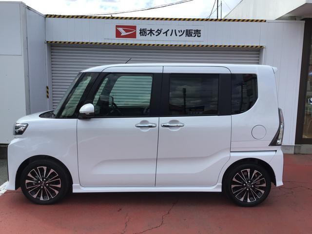 タントカスタムRS両側パワスライドドア レーンキープA ISTOP クリソナ オートミラー 運転席シートヒーター オートLED ターボエンジン LEDライト オートライト キーフリー セキュリティ(栃木県)の中古車