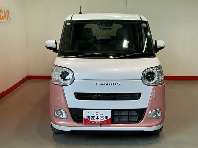 ムーヴキャンバスストライプスＧ前後障害物センサー　アイドルストップ　禁煙　セキュリティアラーム　スマートキープッシュスタート　Ｓヒーター　キーフリーキー　ＬＥＤライト　車線逸脱警報　ベンチシート　オートハイビーム（栃木県）の中古車