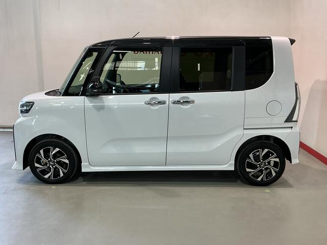 タントカスタムＸ衝突軽減ブレーキ　リアコーナーセンサー　車線逸脱防止　アイドリングストップ機能　盗難警報装置　ＬＥＤ　ワンオーナー　キーレスエントリー　前席シートヒーター　オートＬＥＤ　電動格納ミラー　スマキー（栃木県）の中古車