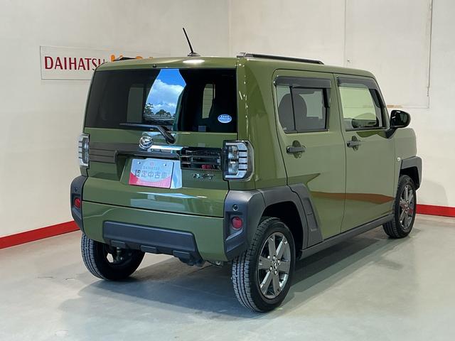 タフトＧターボＢカメラ　電動格納ドアミラー　パーキングセンサー　ＬＥＤライト　ＥＴＣ車載器　キーフリーシステム　フルタイム４ＷＤ　ドラレコ　ＴＶ　アイドリングストップ　ターボ車　アルミホイール　オートライ（栃木県）の中古車