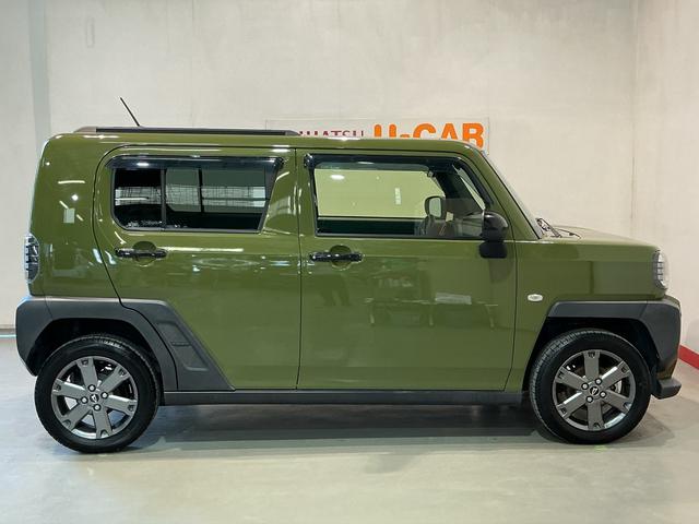 タフトＧターボＢカメラ　電動格納ドアミラー　パーキングセンサー　ＬＥＤライト　ＥＴＣ車載器　キーフリーシステム　フルタイム４ＷＤ　ドラレコ　ＴＶ　アイドリングストップ　ターボ車　アルミホイール　オートライ（栃木県）の中古車