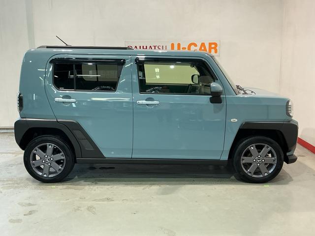 タフトＧターボＢカメラ　電動格納ドアミラー　パーキングセンサー　ＬＥＤライト　ＥＴＣ車載器　キーフリーシステム　４ＷＤ　ドラレコ　メモリーナビ　アイドリングストップ　前席シートヒーター　ターボ車　ナビＴＶ（栃木県）の中古車