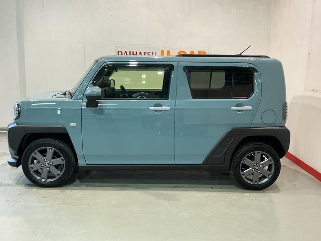タフトＧターボＢカメラ　電動格納ドアミラー　パーキングセンサー　ＬＥＤライト　ＥＴＣ車載器　キーフリーシステム　４ＷＤ　ドラレコ　メモリーナビ　アイドリングストップ　前席シートヒーター　ターボ車　ナビＴＶ（栃木県）の中古車