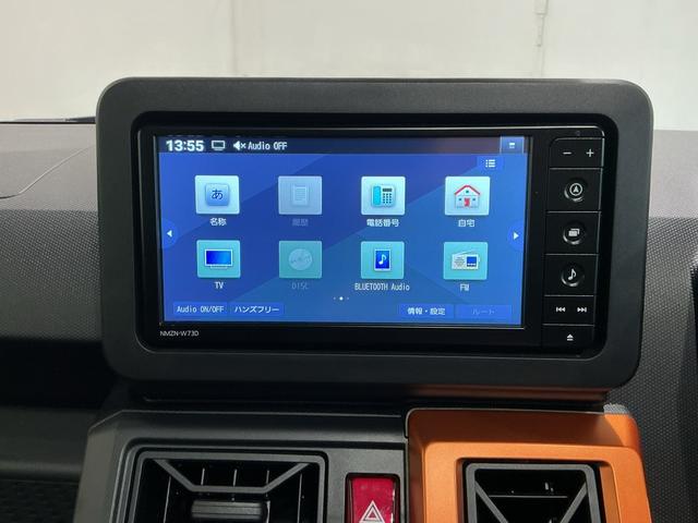 タフトＧターボＢカメラ　電動格納ドアミラー　パーキングセンサー　ＬＥＤライト　ＥＴＣ車載器　キーフリーシステム　４ＷＤ　ドラレコ　メモリーナビ　アイドリングストップ　前席シートヒーター　ターボ車　ナビＴＶ（栃木県）の中古車