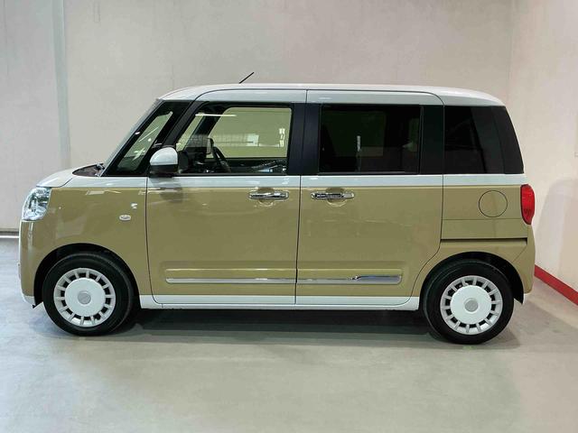 ムーヴキャンバスストライプスＧ前後障害物センサー　アイドルストップ　禁煙　セキュリティアラーム　スマートキープッシュスタート　Ｓヒーター　キーフリーキー　ＬＥＤライト　車線逸脱警報　ベンチシート　オートハイビーム（栃木県）の中古車
