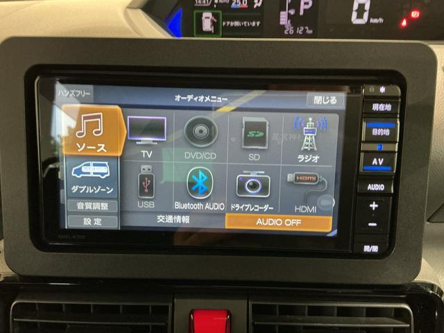 タントカスタムRS両側パワスライドドア レーンキープA ISTOP コーナーセンサー オートミラー メモリーナビゲーション ナビTV オートLED ターボエンジン ドライブレコーダー LEDライト オートライト(栃木県)の中古車