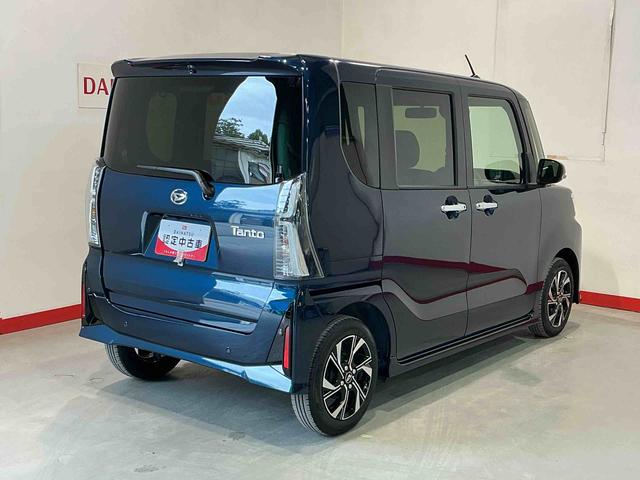 タントカスタムＸ衝突軽減ブレーキ　リアコーナーセンサー　車線逸脱防止　アイドリングストップ機能　Ｂカメラ　ＴＶ　盗難警報装置　ＬＥＤ　キーレスエントリー　前席シートヒーター　オートＬＥＤ　電動格納ミラー（栃木県）の中古車