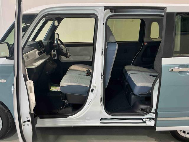 ムーヴキャンバスストライプスG前後障害物センサー アイドルストップ セキュリティアラーム スマートキープッシュスタート Sヒーター キーフリーキー LEDライト 車線逸脱警報 ベンチシート オートハイビーム(栃木県)の中古車