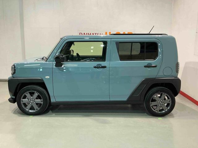 タフトＧターボ　ダーククロムベンチャー車線逸脱警報装置　衝突回避支援ブレーキ　シートヒータ　電動格納ドアミラー　安全ボディ　ＬＥＤ　ムーンルーフ　アイドリンストップ　オートハイビーム　ターボ車　セキュリティ　スマートキー　キーフリー（栃木県）の中古車