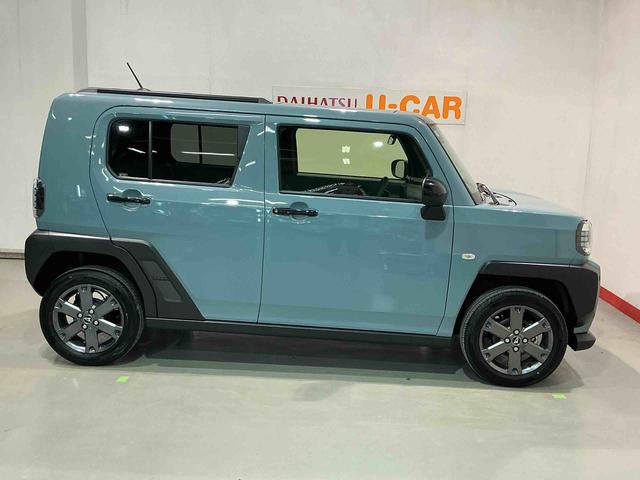 タフトＧターボ　ダーククロムベンチャー車線逸脱警報装置　衝突回避支援ブレーキ　シートヒータ　電動格納ドアミラー　安全ボディ　ＬＥＤ　ムーンルーフ　アイドリンストップ　オートハイビーム　ターボ車　セキュリティ　スマートキー　キーフリー（栃木県）の中古車