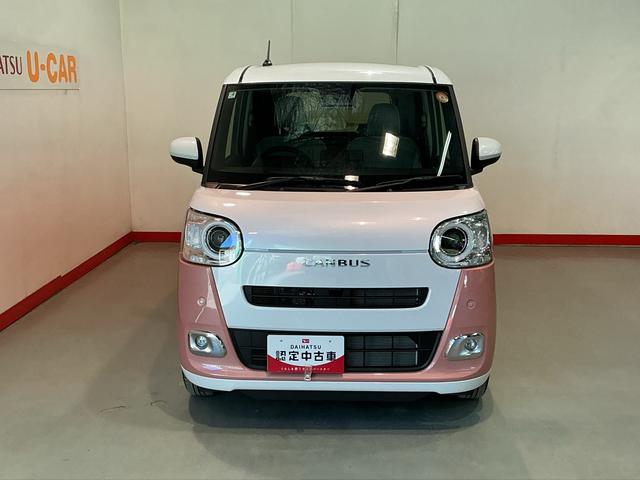 ムーヴキャンバスストライプスG前後障害物センサー アイドルストップ セキュリティアラーム スマートキープッシュスタート Sヒーター キーフリーキー LEDライト 車線逸脱警報 ベンチシート オートハイビーム(栃木県)の中古車