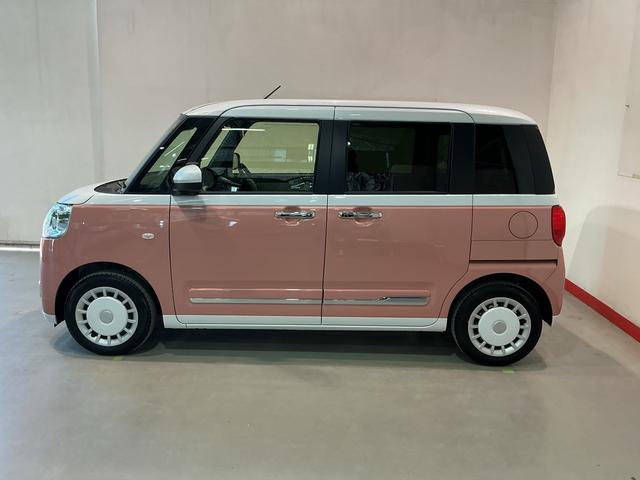 ムーヴキャンバスストライプスG前後障害物センサー アイドルストップ セキュリティアラーム スマートキープッシュスタート Sヒーター キーフリーキー LEDライト 車線逸脱警報 ベンチシート オートハイビーム(栃木県)の中古車