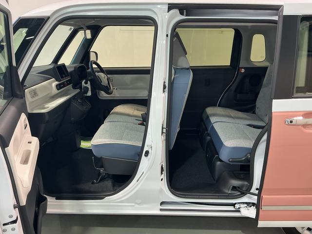 ムーヴキャンバスストライプスG前後障害物センサー アイドルストップ セキュリティアラーム スマートキープッシュスタート Sヒーター キーフリーキー LEDライト 車線逸脱警報 ベンチシート オートハイビーム(栃木県)の中古車