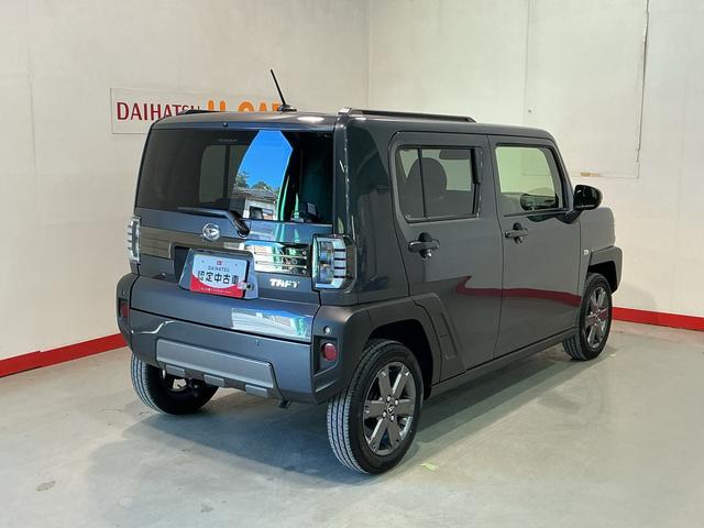 タフトGターボ ダーククロムベンチャー全車1年走行距離無制限まごころ保証付き! キーフリーシステム スマートアシスト LEDヘッドライト 純正アルミホイール 電動パーキングブレーキ(栃木県)の中古車
