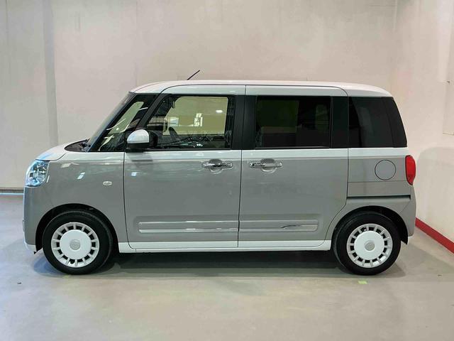 ムーヴキャンバスストライプスＧ前後障害物センサー　アイドルストップ　ナビＴＶ　Ｂカメラ　セキュリティアラーム　スマートキープッシュスタート　Ｓヒーター　キーフリーキー　　ＬＥＤライト　車線逸脱警報　ベンチシート（栃木県）の中古車