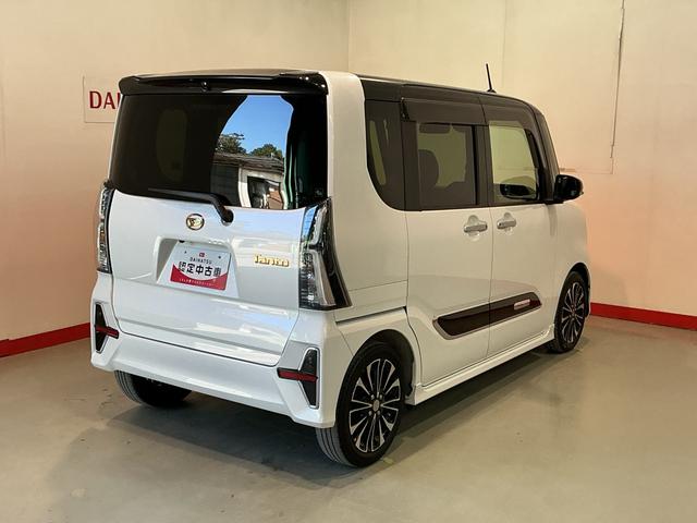 タントカスタムＲＳセレクション衝突軽減Ｂ　パーキングセンサー　電動格納式ドアミラー　スマートキー＆プッシュスタート　車線逸脱　前席シートヒーター　オートライト　キーフリー　ＬＥＤヘッド　ＥＴＣ　ターボエンジン（栃木県）の中古車