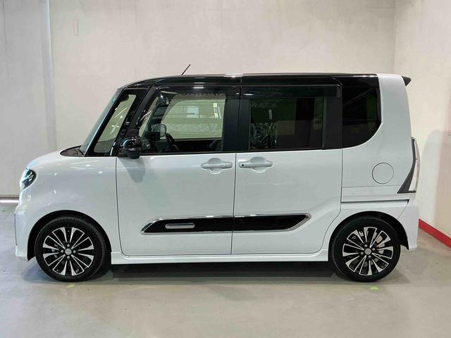 タントカスタムＲＳセレクション衝突軽減Ｂ　パーキングセンサー　電動格納式ドアミラー　スマートキー＆プッシュスタート　車線逸脱　前席シートヒーター　オートライト　キーフリー　ＬＥＤヘッド　ＥＴＣ　ターボエンジン（栃木県）の中古車