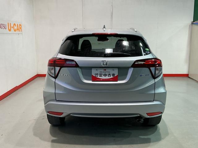 ヴェゼルハイブリッドZ・ホンダセンシングレーダーサポート 横滑り防止システム バックカメラ 盗難防止装置 衝突安全ボディ スマ−トキ− ECOモード Aライト LEDライト アルミ ETC車載器(栃木県)の中古車