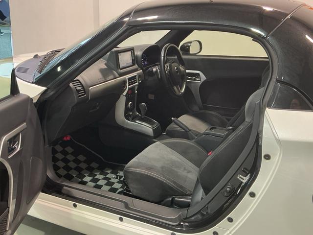 コペンセロ Sキ−フリ− LED ナビTV 盗難防止システム 運転席エアバッグ ABS ターボエンジン Wエアバック インテリキー 衝突安全ボディ ESC シートヒーター メモリーナビ タバコ臭(栃木県)の中古車