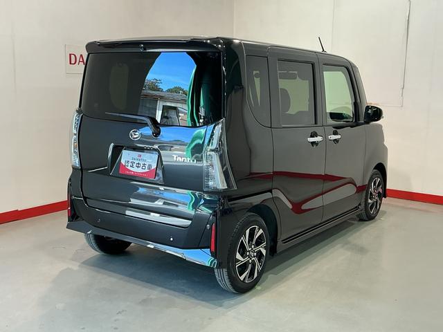 タントカスタムX衝突軽減ブレーキ リアコーナーセンサー 車線逸脱防止 アイドリングストップ機能 盗難警報装置 LED ワンオーナー キーレスエントリー 前席シートヒーター オートLED 電動格納ミラー スマキー(栃木県)の中古車