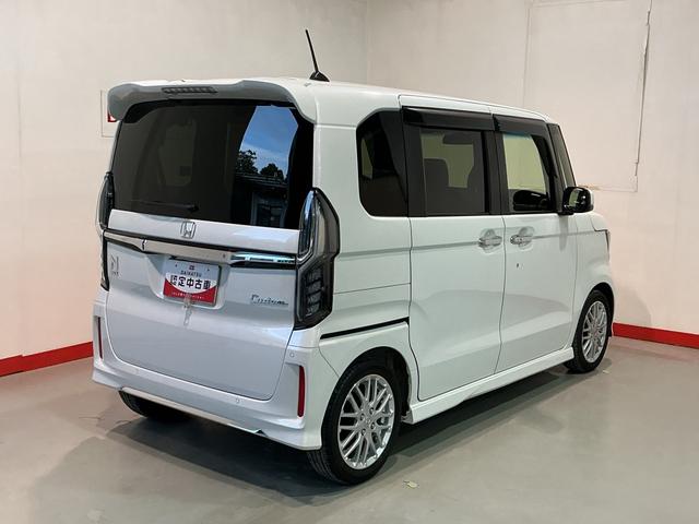 Ｎ−ＢＯＸカスタムＬターボ衝突軽減ブレーキサポート　電動格納ドアミラー　ＬＥＤヘッドライ　車線逸脱警報システム　アルミ　アイドリングＳ　ターボエンジン　エアバック　スマートキープッシュスタート　ＡＢＳ　バックカメラ付き　ＥＴＣ（栃木県）の中古車