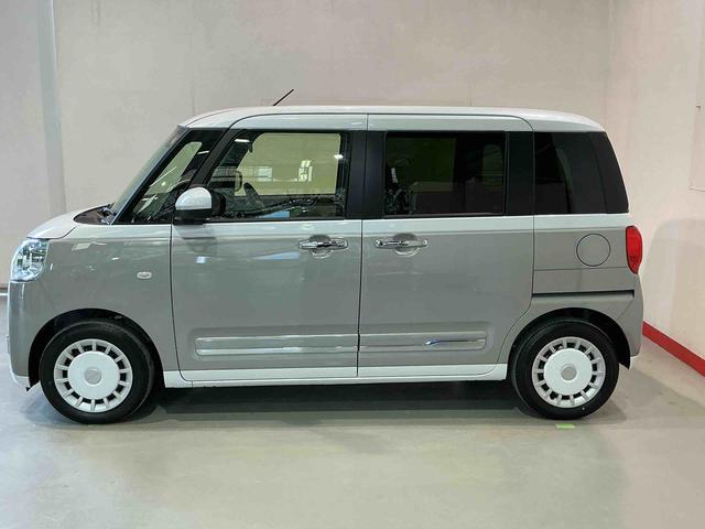 ムーヴキャンバスストライプスG前後障害物センサー アイドルストップ セキュリティアラーム スマートキープッシュスタート Sヒーター キーフリーキー LEDライト 車線逸脱警報 ベンチシート オートハイビーム(栃木県)の中古車