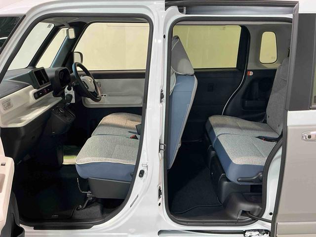 ムーヴキャンバスストライプスG前後障害物センサー アイドルストップ セキュリティアラーム スマートキープッシュスタート Sヒーター キーフリーキー LEDライト 車線逸脱警報 ベンチシート オートハイビーム(栃木県)の中古車