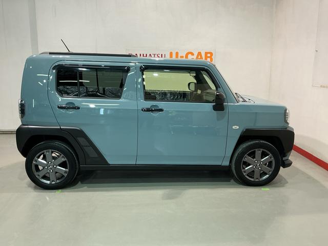 タフトＧターボ　ダーククロムベンチャー車線逸脱警報装置　衝突回避支援ブレーキ　シートヒータ　電動格納ドアミラー　安全ボディ　ＬＥＤ　ムーンルーフ　Ａストップ　オートマチックハイビーム　ターボ車　ＥＴＣ車載器　セキュリティ　記録簿　ＴＶ（栃木県）の中古車