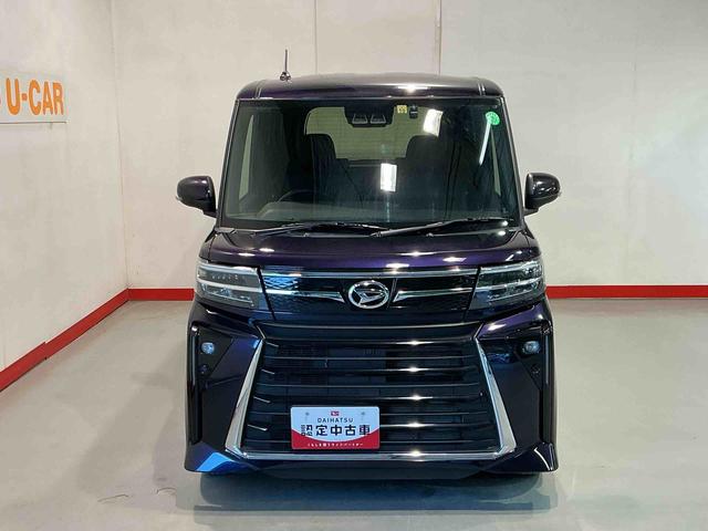 タントカスタムＸ雹害　衝突軽減ブレーキ　リアコーナーセンサー　車線逸脱防止　アイドリングストップ機能　Ｂカメラ　ナビＴＶ　盗難警報装置　ＬＥＤ　キーレスエントリー　前席シートヒーター　オートＬＥＤ（栃木県）の中古車