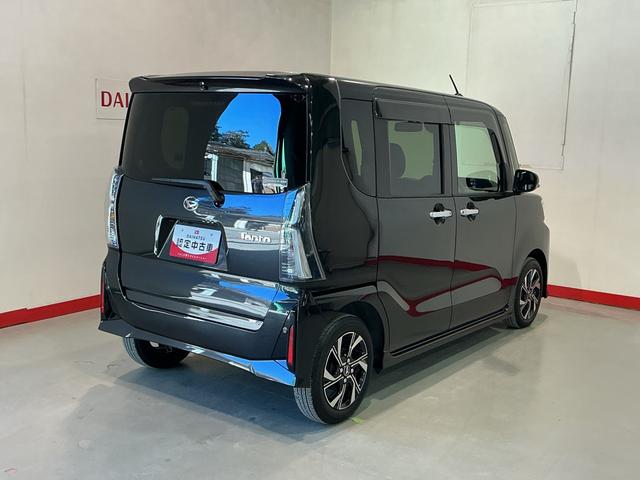 タントカスタムＸ衝突軽減ブレーキ　リアコーナーセンサー　車線逸脱防止　アイドリングストップ機能　ナビＴＶ　盗難警報装置　ＬＥＤ　ＥＴＣ　キーレスエントリー　前席シートヒーター　スマートキー（栃木県）の中古車