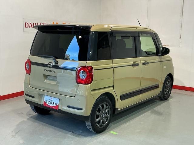 ムーヴキャンバスセオリーGターボ衝突回避支援ブレーキ機能 アラウンドビューモニター レーダークルーズ シ−トヒ−タ− 盗難防止システム LEDヘッドライト オートマチックハイビーム 電動格納ドアミラー ETC車載器 スマートキー(栃木県)の中古車