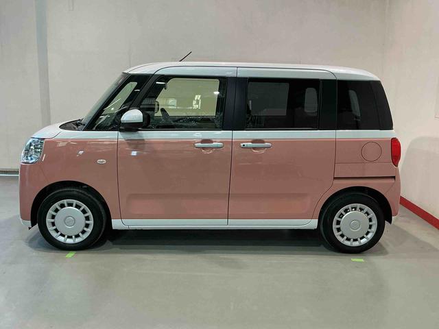 ムーヴキャンバスストライプスＸ電動ミラー　衝突被害軽減ブレーキ　両側オートスライドドア　コーナーセンサー　衝突安全ボディ　オートハイビーム　オートライト　盗難防止システム　キーフリーシステム　レーンアシスト（栃木県）の中古車