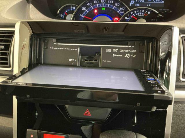 タントカスタムＸ　ＳＡIIIアルミホイール　ナビゲーションシステム　バックカメラ　左側電動スライドドア　シートヒーター　スマートアシスト３　ＬＥＤヘッドライト　衝突被害軽減ブレーキ（栃木県）の中古車