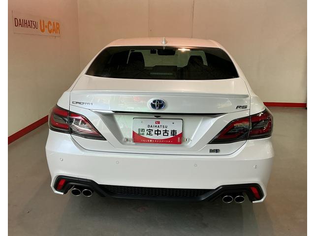 クラウンハイブリッドRSクリアランソナ レーンアシスト LEDヘッドライト クルコン スマートエントリー セキュリティーアラーム 横滑り防止 ETC オートライト TVナビ アルミ メモリーナビ ABS エアバッグ(栃木県)の中古車