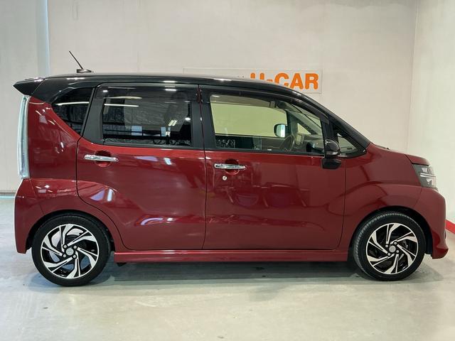 ムーヴカスタム　ＲＳ　ハイパーＳＡIIIターボエンジン　電動格納ドアミラー　アイドリングＳＴＯＰ　ナビＴＶ　レーンアシスト　セキュリティアラーム　Ｒカメラ　キーレス　スマートキー　アルミホイール　メモリナビ　横滑り防止　ベンチシート　ＡＢＳ（栃木県）の中古車