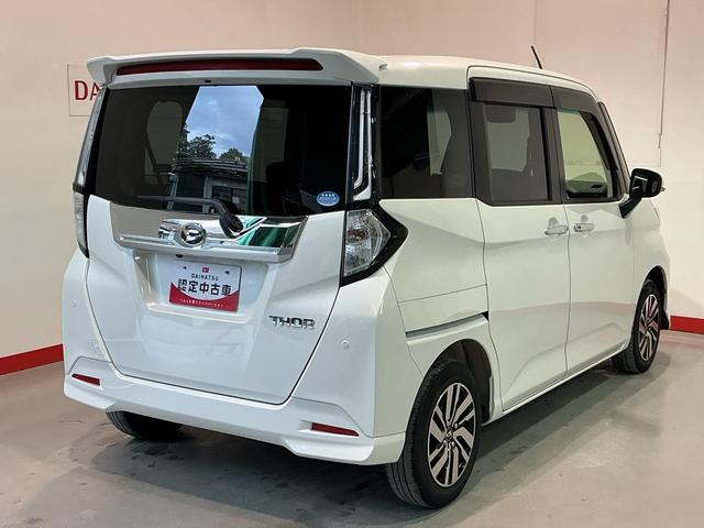 トールカスタムGオートクルーズ 助手席エアバッグ LEDライト キーレス Iストップ 電格ミラー ハイビームアシスト イモビ バックカメラ ESC ワンオーナー ETC エアバック アルミ スマートキー(栃木県)の中古車