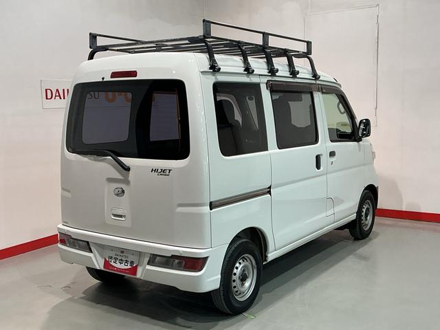 ハイゼットカーゴカーゴ2シーターハイルーフスマートアシスト ソナーセンサー 純正ラジオ ルーフキャリアー オートライト(栃木県)の中古車