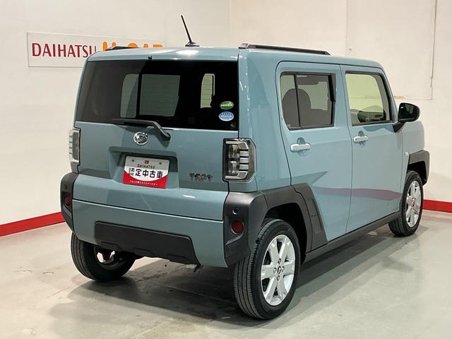 タフトＧコーナーセンサ　シートＨ　Ｉストップ　リアカメラ　メモリナビ　スマートキー＆プッシュスタート　車線逸脱防止　点検記録簿　ナビＴＶ　盗難防止システム　電動格納ドアミラー　キーフリーシステム　ガラスルーフ（栃木県）の中古車