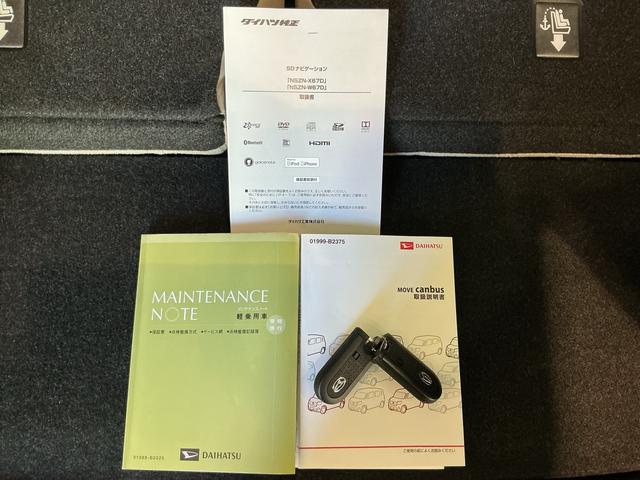 ムーヴキャンバスＧメイクアップ　ＳＡII両側自動スライドドア　電動ミラー　ナビ＆ＴＶ　衝突回避支援　リアカメラ　３６０度カメラ　キーフリーキー　プッシュスタートスマートキー　ＬＥＤ　Ｗエアバック　イモビ　オートライト　ドラレコ（栃木県）の中古車