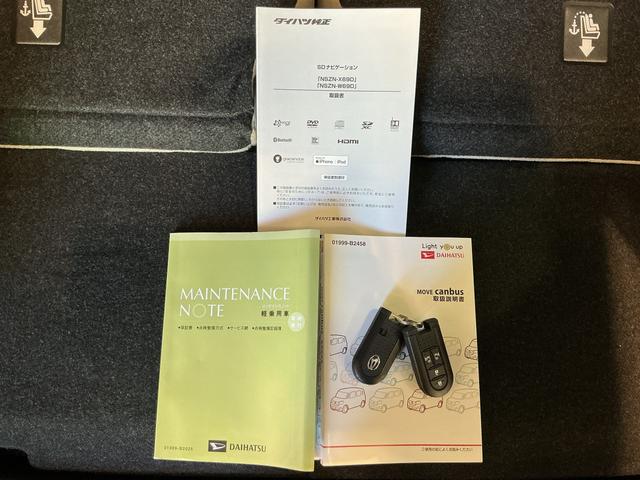 ムーヴキャンバスＧメイクアップリミテッド　ＳＡIIIＩＳＴＯＰ　電格ミラー　パノラミックビューモニター　助手席エアバック　レーンキープ　ＬＥＤ　ナビＴＶ　オートＬＥＤ　プッシュスタートスマートキー　横滑り防止システム　キーレスエントリー　ドラレコ（栃木県）の中古車