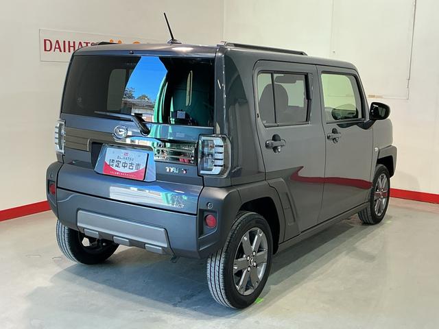 タフトＧターボ　ダーククロムベンチャー車線逸脱警報装置　衝突回避支援ブレーキ　シートヒータ　電動格納ドアミラー　安全ボディ　ＬＥＤ　ナビＴＶ　ムーンルーフ　Ａストップ　オートマチックハイビーム　ターボ車　ＥＴＣ車載器　セキュリティ（栃木県）の中古車