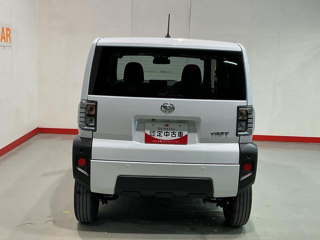 タフトＸ電動ミラー　ハイビームアシスト　安全ボディ　キーフリー　レーンキープ　ＬＥＤヘッドライト　ガラスルーフ　スマートキ−　オートライト　アイドリング　セキュリティ　衝突軽減ブレーキ（栃木県）の中古車