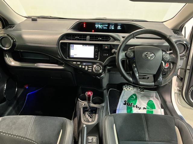 アクアＧ　Ｇ’ｓドラレコ付き　ＡＵＴＯライト　ＥＴＣ付き　盗難防止装置　キーレス　オートクルーズコントロール　スマートキープッシュスタート　運転席助手席エアバック　衝突安全ボディ　横滑防止　ナビＴＶ（栃木県）の中古車